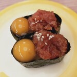 すし江戸 - サーモンユッケ