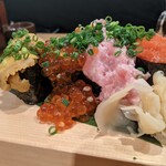 TOKYO FISHERMAN'S WHARF UOHIDE - 豪快ぶっかけ鮨