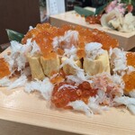 TOKYO FISHERMAN'S WHARF UOHIDE - カニとイクラのぶっかけだし巻き