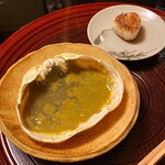 Gion Maruyama - 甲羅スープと焼きおにぎり