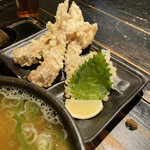 山元麺蔵 - 鶏ささみ天