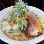 太麺野菜盛り