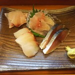 よね吉 - 黒睦、真羽太、小判鮫、〆鯖