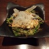 九州地鶏屋 鍋弁慶 - 蒸し鶏と豆腐の胡麻だれサラダ