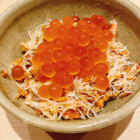 すし晴 - 香箱がにといくらの丼