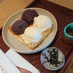 又一庵 - 一番人気のパンケーキ 別アングル