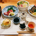 和 つじ - 喜禄ランチ　小鉢のわさび漬けが絶品です。