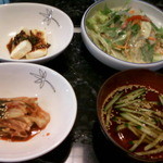 Pusankou - 石焼ビビンバ定食（副菜）