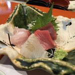 魚竹 - 刺身３種盛り（＋３００円）