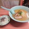 Rodan - 2020年12月　正油ラーメン大盛と半ライス（700円）