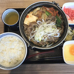 吉野家 - 吉野家 ５０号線水戸バイパス店 牛すき鍋膳 ￥648(税別)