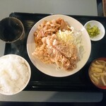 Tatsuki - 鶏唐揚と豚生姜焼定食