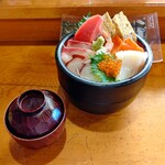 魚健 - 【2020.12.19(土)】海鮮丼(並盛)1,595円