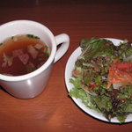 Resutorambaesharotto - サラダ＆スープ