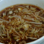 覆麺 智 - つけラーメン　醤油つけだれ