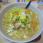 らーめん世界 - 20120708_塩らーめん＋どっさり温野菜￥840円