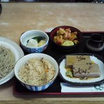 きまま亭 - そば豆腐定食