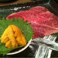 神戸牛 日本橋イタダキ - ウニロース＠2100円