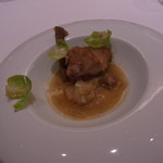 フロリレージュ - 岐阜県産　猪のローストとそのラグー　ラグーの皿