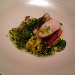 ALLIE - 天然真鯛/アサリと有明産海苔のソース