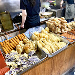 宮川製麺所 - 天ぷら置き場