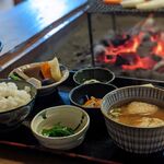 自然薯料理　やまたけ - 鳥炭火焼き膳