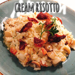 扇贝和蘑菇的奶油炖饭Scallop and Mushroom CreamRisotto