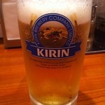 餃子の福包 - 生ビール \500