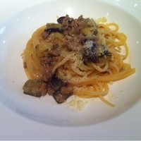 Ristorante 美郷 - 茄子と子羊のピリ辛ミートソース
