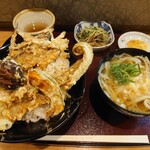 Teuchi Udon Kousuke - あなご天丼