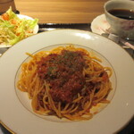 ビストロ 龍王 - 麻辣ボロネーゼセット　950円