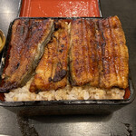  うなぎ川菊 - うな重　菊　ご飯大盛り