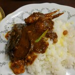 トマト - シーフードカレーオンザライス