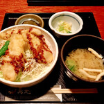 鳥元 - 元祖 豪快鶏天丼（税込820円）