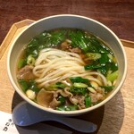 仁王門 うね乃 - 肉ネギうどん