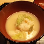 道人 - ●白味噌、うずみ豆腐、もち米、ごま豆腐、ふきのとうの天ぷら
