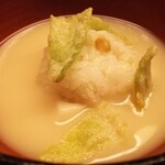 道人 - ●白味噌、うずみ豆腐、もち米、ごま豆腐、ふきのとうの天ぷら