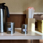 そばの神田 東一屋 - コンディメンツ。