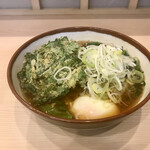 そばの神田 東一屋 - アサソバビンボー！　
      朝そば＋春菊天！　