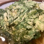 そばの神田 東一屋 - 春菊天に着目する。