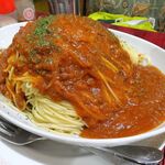 アーモンド - ボロネーゼ（大盛）1,020円（コーヒー付き）