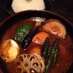 ラグーン - 厚切り豚バラ肉のポークスープカレー