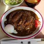 森樹 - ハンバーグカレー(税込1200円)