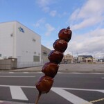 Hashima Dango Tanukino Omise - みたらしだんご(90円)