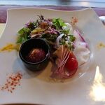 ステーキハウス 秀 - オードブルサラダ　2020.12