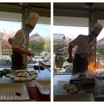 ステーキハウス 秀 - シェフのパフォーマンス　2020.12