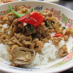 タイ国料理 ゲウチャイ - タケノコ入りガパオ炒め