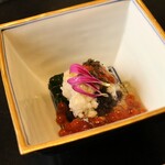 馳走 きむら - 先付けはいくらの醤油漬け