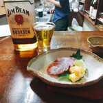 いこい食堂 一行三昧 - 塩サラミレモン