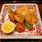 蓬左茶寮 - フグと原木椎茸のフライ